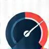 Speedometer icon representing efficiency.
